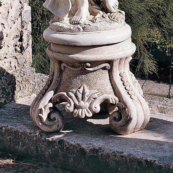 Rococo Sculptural Pedestal Plinth For Statues Ornate Design Riser